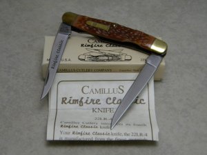 Camillus New York USA 22LR-4 Jigged Delrin "Rimfire Classic" Muskrat Knife in Box c.1995