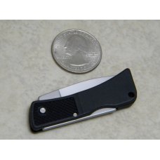Gerber 200 Portland OR USA Black Micro LST Lockback Knife in Box Gerber 200 Portland OR USA Black Micro LST Lockback Knife in Box