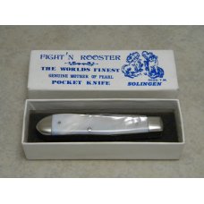 Fight'n Rooster Germany Pearl "The Tennessean" Teardrop Jack Knife in Box c.1987