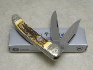 Boker Solingen Germany 2626 Stag "2007 Williamson County Knife Club 1 of 45" Copperhead Knife in Box