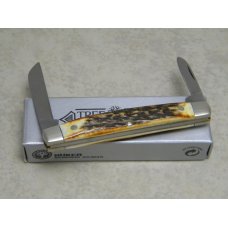 R. Werner 2003 Cullman, AL by Boker Solingen Germany 5252 Stag Medium Half Congress Knife in Box R. Werner 2003 Cullman, AL by Boker Solingen Germany 5252 Stag Medium Half Congress Knife in Box