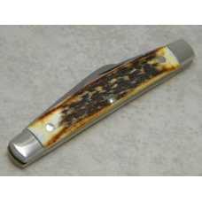 R. Werner 2003 Cullman, AL by Boker Solingen Germany 5252 Stag Medium Half Congress Knife in Box R. Werner 2003 Cullman, AL by Boker Solingen Germany 5252 Stag Medium Half Congress Knife in Box