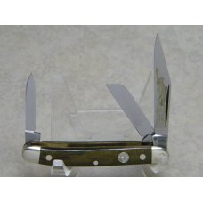 Boker Solingen Germany Green Bone "Statue of Liberty" Small Stockman Knife in Box Boker Solingen Germany Green Bone "Statue of Liberty" Small Stockman Knife in Box