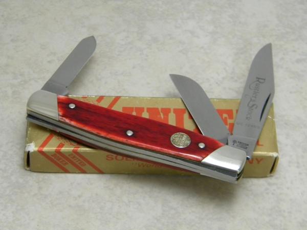 United Boker Solingen Germany Tree Brand Red Bone UC124RS Rustler's Stockman Knife in Box