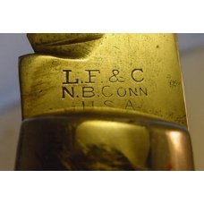 LF&C ebony large coke bottle folding hunter. LF&C ebony large coke bottle folding hunter.