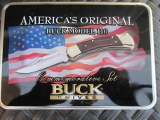 Buck 110 lockback Commerative Set Buck 110 lockback Commerative Set