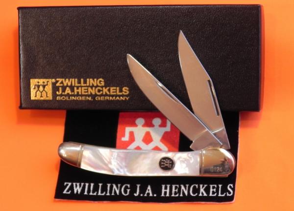 Zwilling J A Henckels 2 Blade Copperhead Pocket Knife w/ Fiery Mother of Pearl Handles -NOS Zwilling J A Henckels 2 Blade Copperhead Pocket Knife w/ Fiery Mother of Pearl Handles -NOS