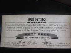 Buck 112 Hoyt Buck Founders Edition lockback Buck 112 Hoyt Buck Founders Edition lockback