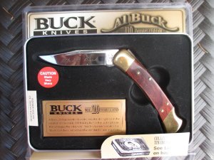 Buck 110 lockback   Alfred C. Buck Founders Edition 