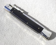 NEW OLD STOCK 2015 A.G.A.13" ( BATWING ) CAMPOLIN ITALY AFRICAN EBONY WOOD BAYONET SWINGUARD KNIFE