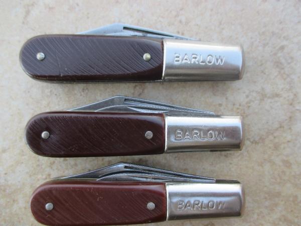Three Imperial Ireland Barlow Knives 