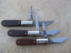 Three Imperial Ireland Barlow Knives 
