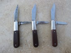 Three Imperial Ireland Barlow Knives 