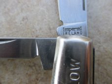 Three Imperial Ireland Barlow Knives 