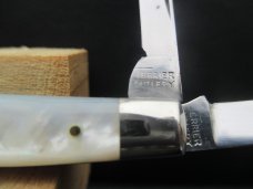 Terrrier Mother Of Pearl Dogleg Jack Knife Terrrier Mother Of Pearl Dogleg Jack Knife