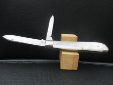 Terrrier Mother Of Pearl Dogleg Jack Knife Terrrier Mother Of Pearl Dogleg Jack Knife
