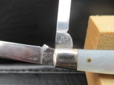 Terrrier Mother Of Pearl Dogleg Jack Knife Terrrier Mother Of Pearl Dogleg Jack Knife