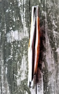 1978 Ka-Bar Dog Head Knife Jigged Bone Union Cutlery Olean NY V111/78 