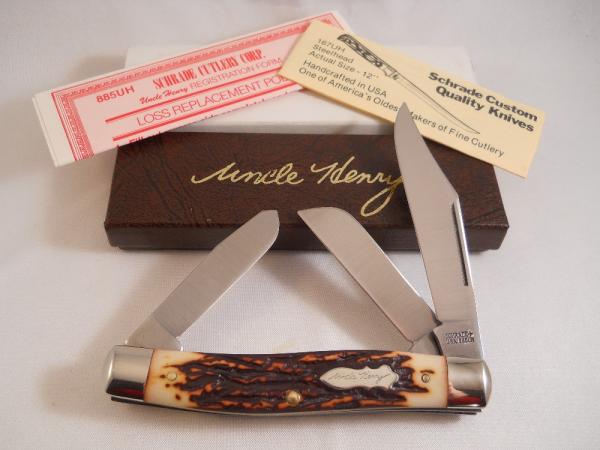 Schrade Uncle Henry 885UH USA Mint Schrade Uncle Henry 885UH USA Mint