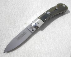 NEW OLD STOCK ITALIAN AKC AUTO SPEED HUNTER GENUINE BRAZILIAN HORN WITH SHEATH NEW OLD STOCK ITALIAN AKC AUTO SPEED HUNTER GENUINE BRAZILIAN HORN WITH SHEATH