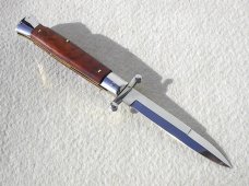 Schatt & Morgan Titusville PA. 1991 Bone 042369 One Arm Razor Barlow Knife - NIB