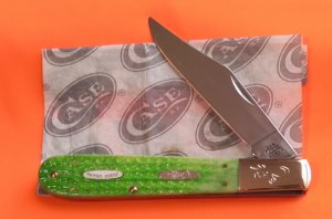 Case xx 5” Daddy Barlow MDL# 6143 SS w/ John Deere Green Handles and Rare Case/MM Shield -NOS