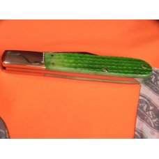Case xx 5” Daddy Barlow MDL# 6143 SS w/ John Deere Green Handles and Rare Case/MM Shield -NOS Case xx 5” Daddy Barlow MDL# 6143 SS w/ John Deere Green Handles and Rare Case/MM Shield -NOS