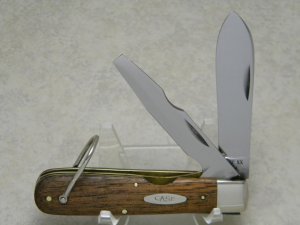 Case XX USA 6 Dot (1974) Walnut Wood 12031L Electricians Knife