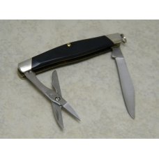 Buck 305 X USA Lancer Black Delrin 2 Blade Stockman Knife with Scissors c.1990 Buck 305 X USA Lancer Black Delrin 2 Blade Stockman Knife with Scissors c.1990