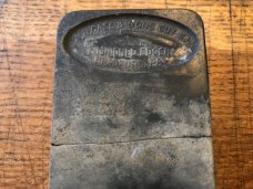 W.R. CASE & SONS CUT CO " THE CUSHIONED EDGER" straight razor hone/strop w/orig paper directions/box W.R. CASE & SONS CUT CO " THE CUSHIONED EDGER" straight razor hone/strop w/orig paper directions/box