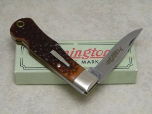 Remington UMC USA 1984 Delrin R1173L Baby Bullet Lockback Knife in Box