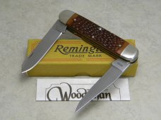 Remington Bullet 1985 R4353 Delrin Woodsman Knife in Box Remington Bullet 1985 R4353 Delrin Woodsman Knife in Box