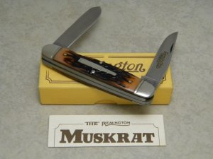 Remington Bullet 1988 R4466 Delrin Muskrat Knife in Box