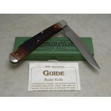 Remington UMC USA 1992 Delrin R1253 Bullet Guide Lockback Knife in Green Box Remington UMC USA 1992 Delrin R1253 Bullet Guide Lockback Knife in Green Box