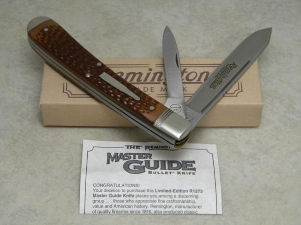 Remington UMC USA 1995 Delrin R1273 Bullet Master Guide Knife in Box Remington UMC USA 1995 Delrin R1273 Bullet Master Guide Knife in Box