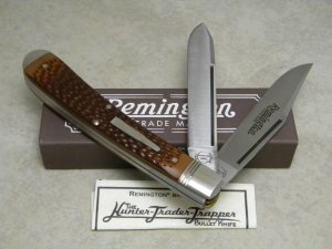 Remington UMC USA 1998 Delrin R293 Bullet Hunter Trader Trapper Knife in Box