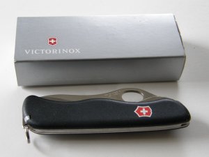 Mint in box Victorinox Knife, Linerlock