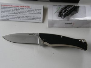 Mint Boker Assisted Knife G & G Hawk