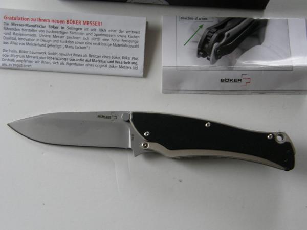Mint Boker Assisted Knife G & G Hawk
