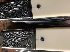 2 vintage 1970s-80s BAYES USA barlows fancy bolsters 2 vintage 1970s-80s BAYES USA barlows fancy bolsters