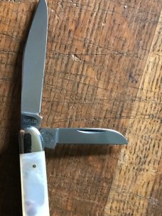 mother of pearl C. SCHLEIPER german eye 3 blade knife etched blade mother of pearl C. SCHLEIPER german eye 3 blade knife etched blade