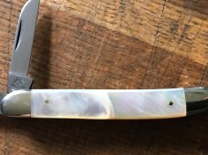 mother of pearl C. SCHLEIPER german eye 3 blade knife etched blade mother of pearl C. SCHLEIPER german eye 3 blade knife etched blade