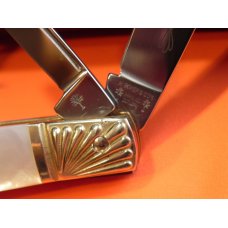 Boker "Double Tree" Congress Knife w/ Flawless & Fiery Mother of Pearl Handles & Fancy Bolsters -WOW Boker "Double Tree" Congress Knife w/ Flawless & Fiery Mother of Pearl Handles & Fancy Bolsters -WOW