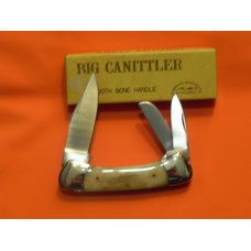Vintage Parker Cutlery Big Canitller Pocket Knife w/ Nice Natural Smooth Bone Handles - NOS Vintage Parker Cutlery Big Canitller Pocket Knife w/ Nice Natural Smooth Bone Handles - NOS
