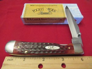 Case XX Kickstart Red Corn Cobb Jig Trapper Pattern # 6154AC SS
