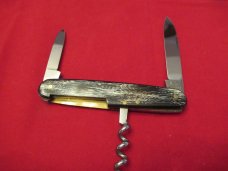 E Bruckmann , Mann Under Bridge  Pen Knife  