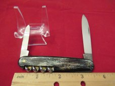 E Bruckmann , Mann Under Bridge  Pen Knife  