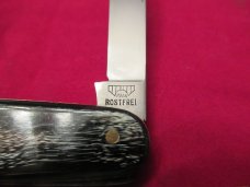 E Bruckmann , Mann Under Bridge  Pen Knife  