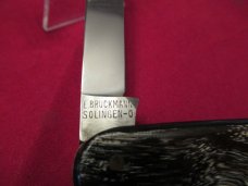 E Bruckmann , Mann Under Bridge  Pen Knife  