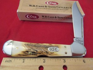 Case XX 1999 Vintage Stag CopperLock Pattern # V51549L SS